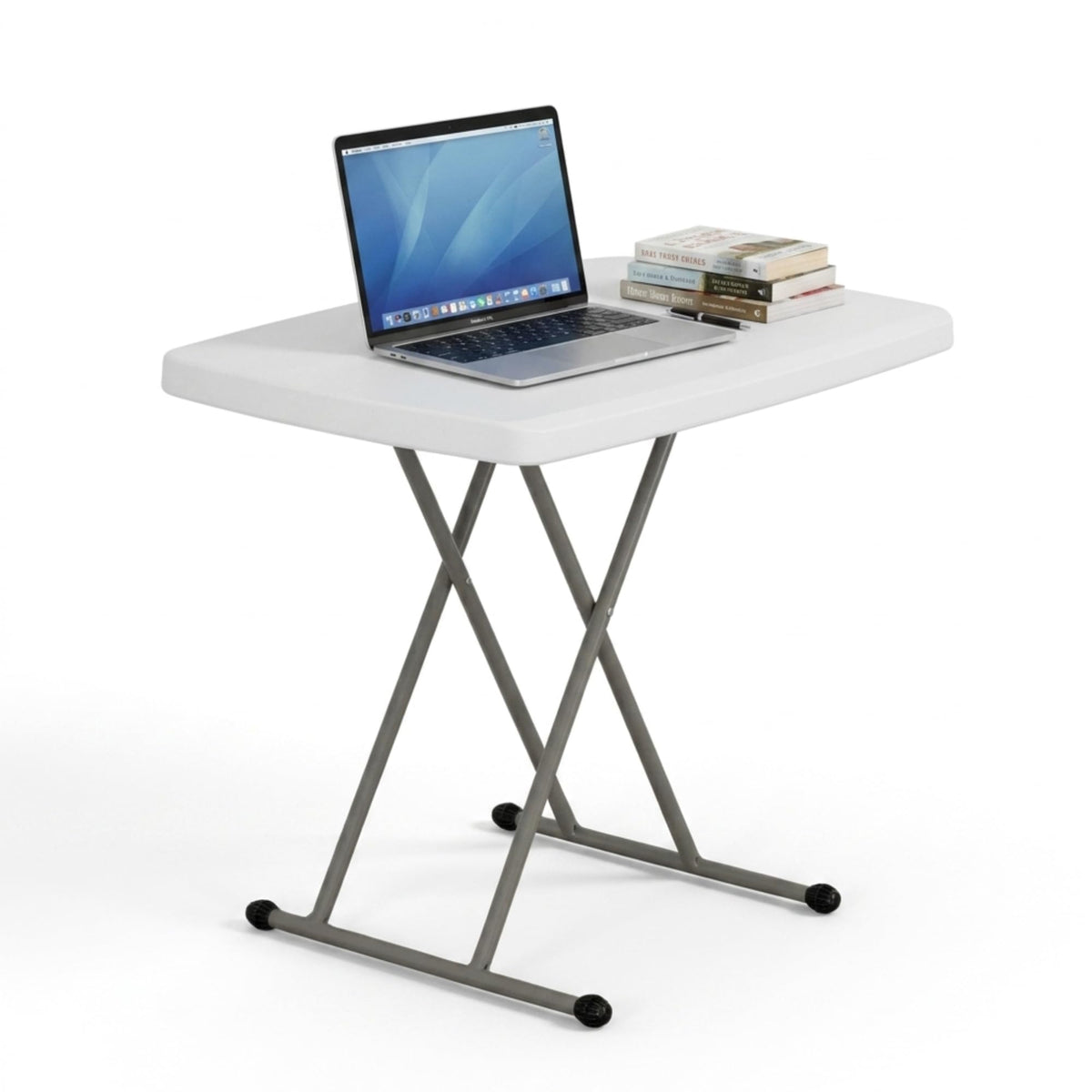 GlowitLian 30-inch folding table top, ideal for compact spaces and meals.
