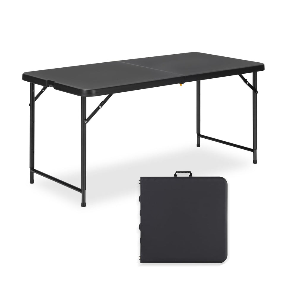 GlowitLian 4ft folding table top surface with durable HDPE finish and stability