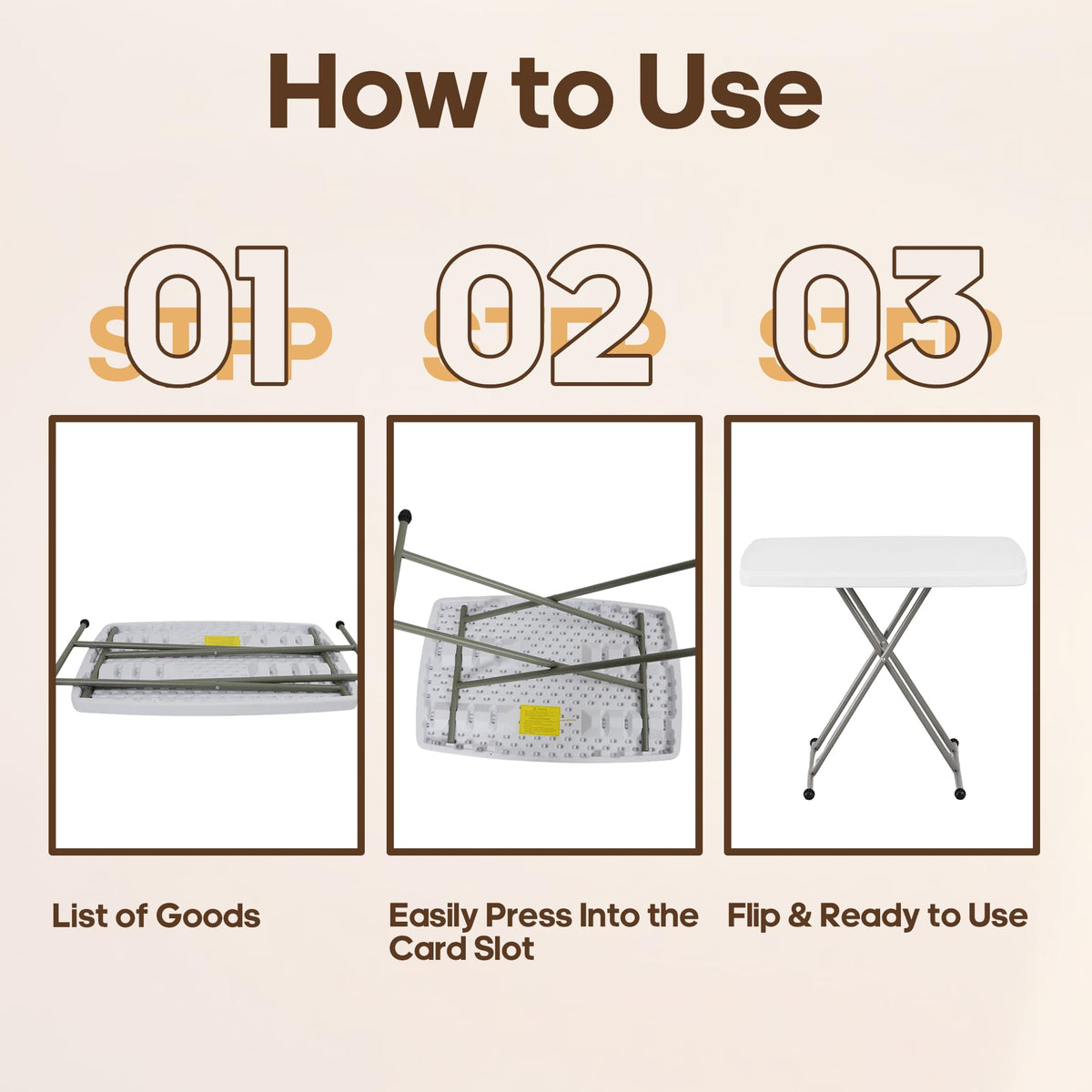 GlowitLian easy-clean HDPE surface resists spills and stains.