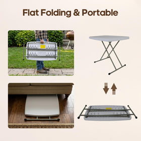 GlowitLian folds flat for under-sofa storage and car trunks.