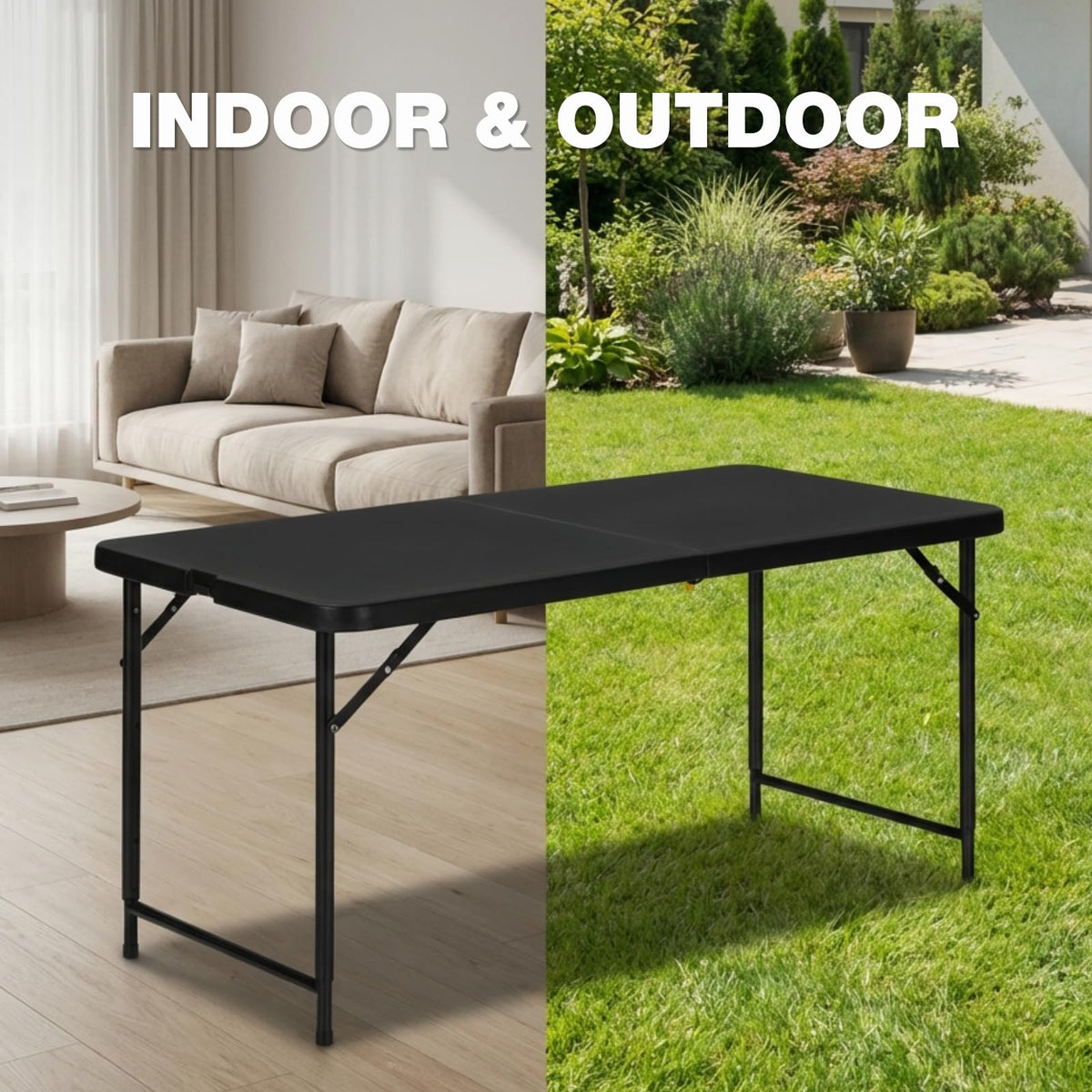 GlowitLian portable table for indoor and outdoor use