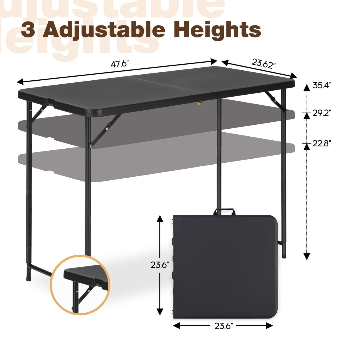 GlowitLian space-saving folding design for compact storage