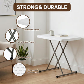 GlowitLian sturdy steel frame supports up to 200 lbs.
