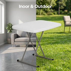GlowitLian versatile surface for dining, laptop work, or crafts.