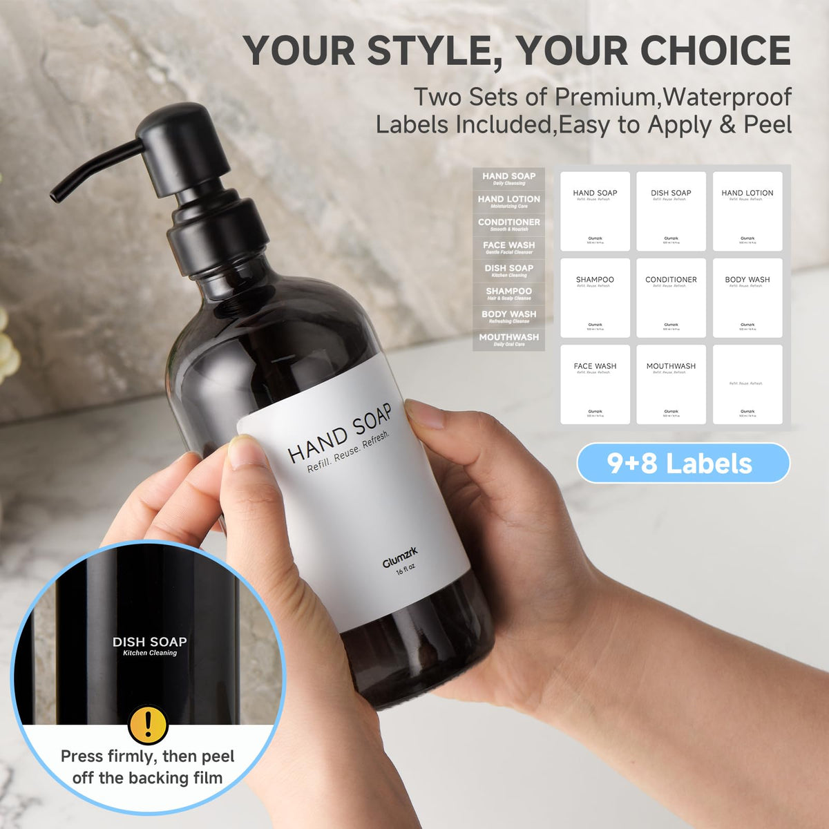 Glumzrk bamboo dish brush delivers effective cleaning with a natural touch.