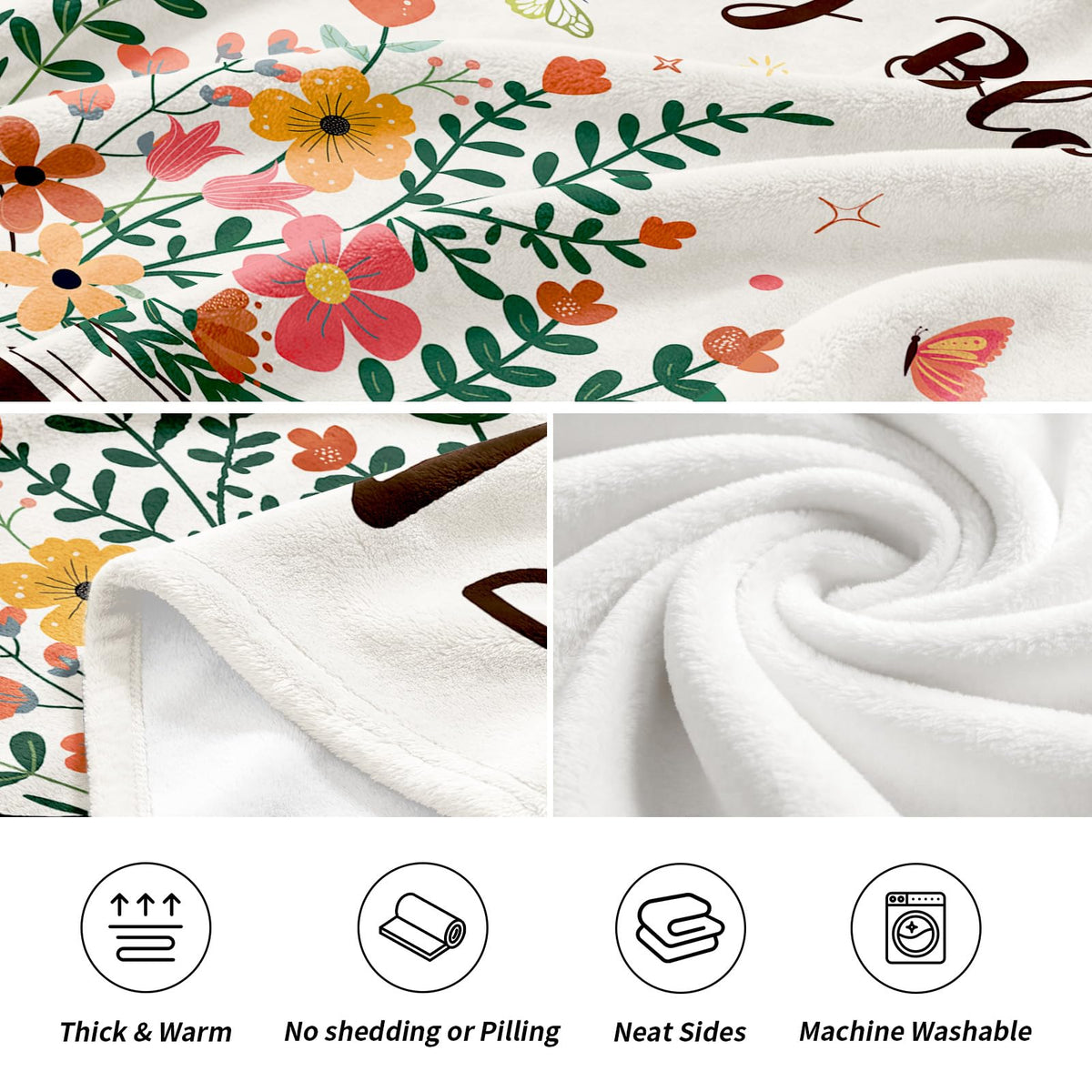 Glydein 50x60 inches blanket size fits sofa or bed.