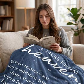 Glydein machine washable flannel blanket emphasizes easy care and durability.