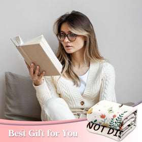 Glydein soft flannel blanket texture feels cozy against skin.