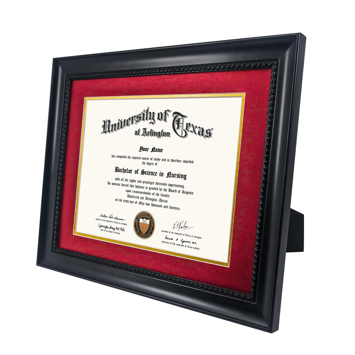 GMFrames 11x14 certificate display without mat for a clean gallery look.