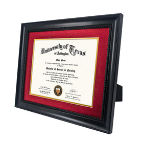 GMFrames 11x14 certificate display without mat for a clean gallery look.