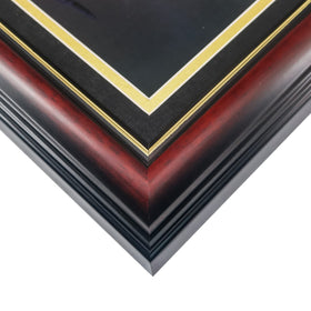GMFrames black over gold double mat detail enhances photo presentation.