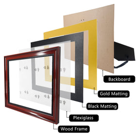 GMFrames intricate black rope detail adds classic elegance