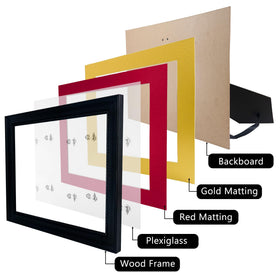GMFrames intricate black rope detail adds elegant texture to any award.