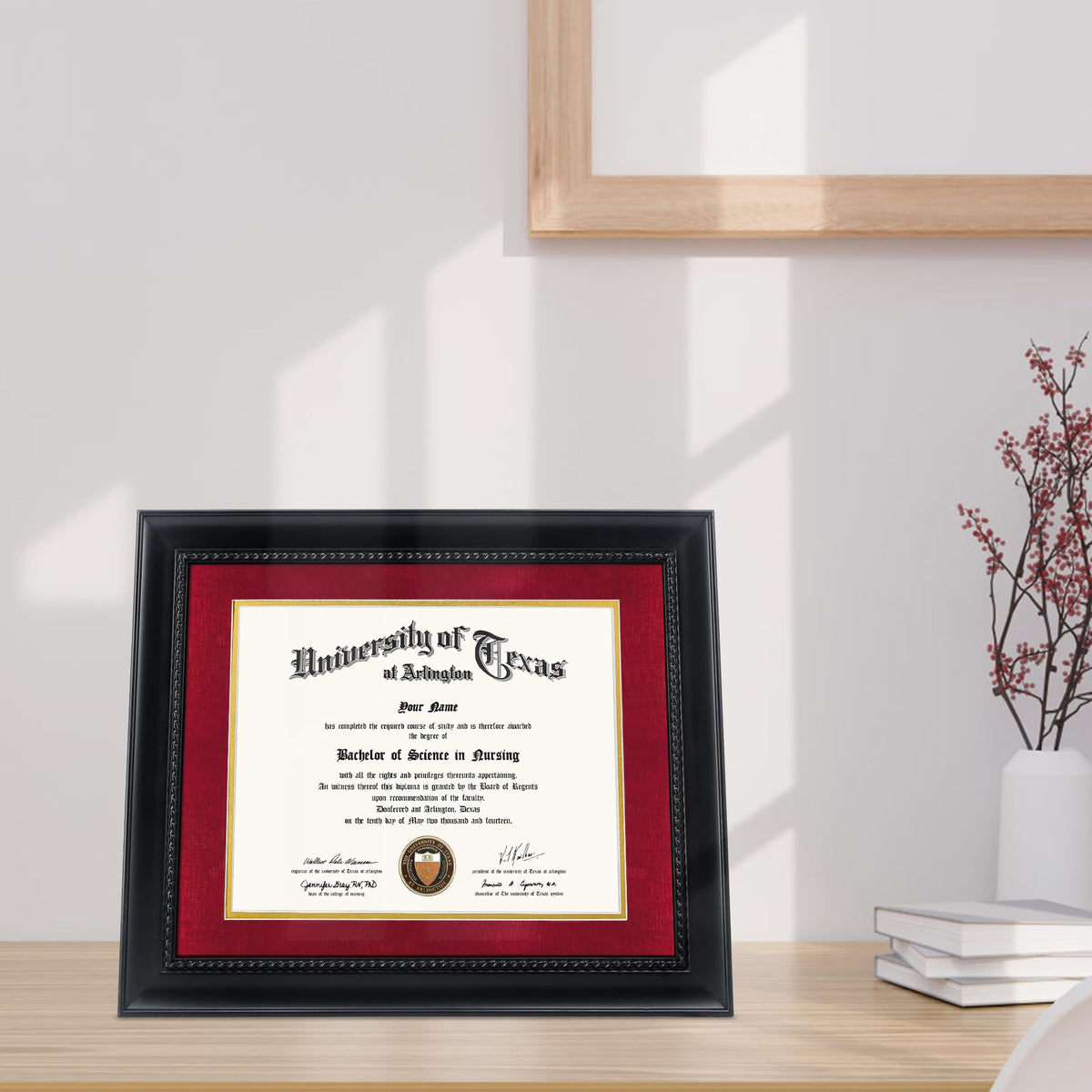 GMFrames wall and tabletop display options for versatile placement.
