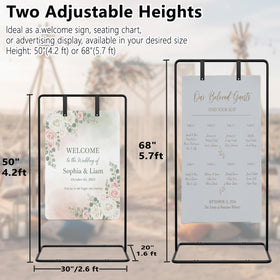 GMFRXII all-weather base keeps signage upright in rain or sun