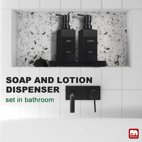 GMISUN dish soap dispenser proves practical and elegant on modern counters.