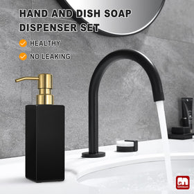 GMISUN kitchen hand and dish soap dispenser pairs with faucets smoothly