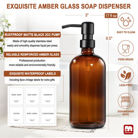 GMISUN stainless steel pump delivers durable, smooth soap dispensing.