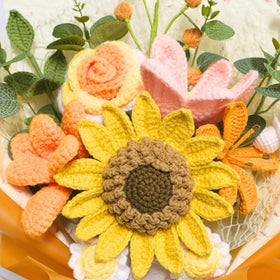 Gmstg crochet flowers gift idea for anniversaries and birthdays