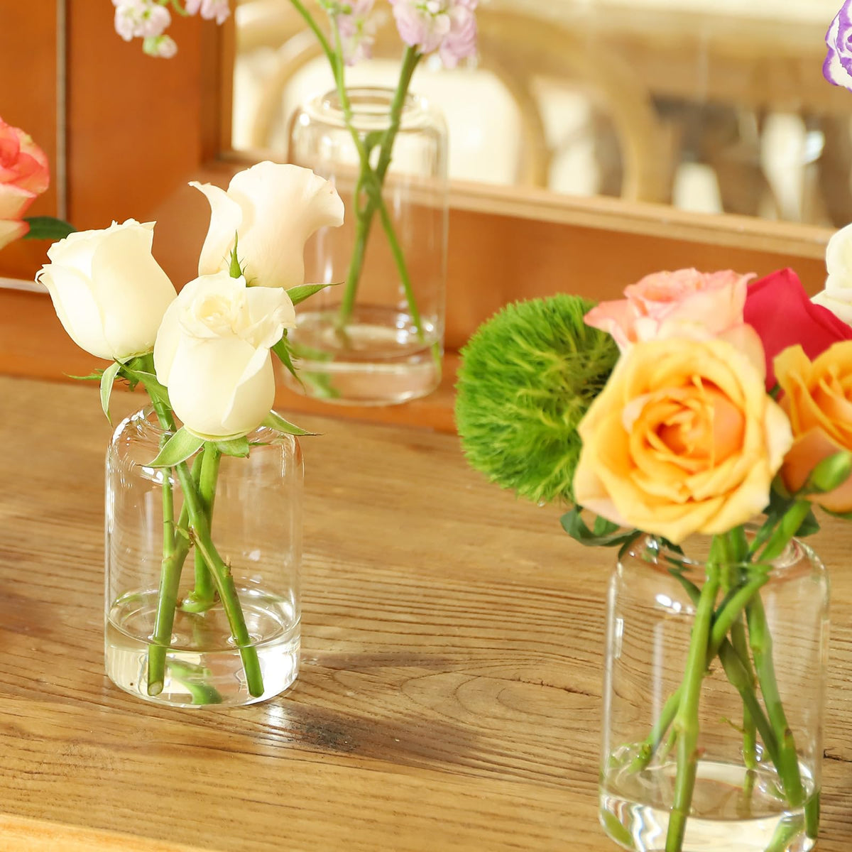 GNILLKO narrow-mouth design highlights small blooms with neat arrangement.