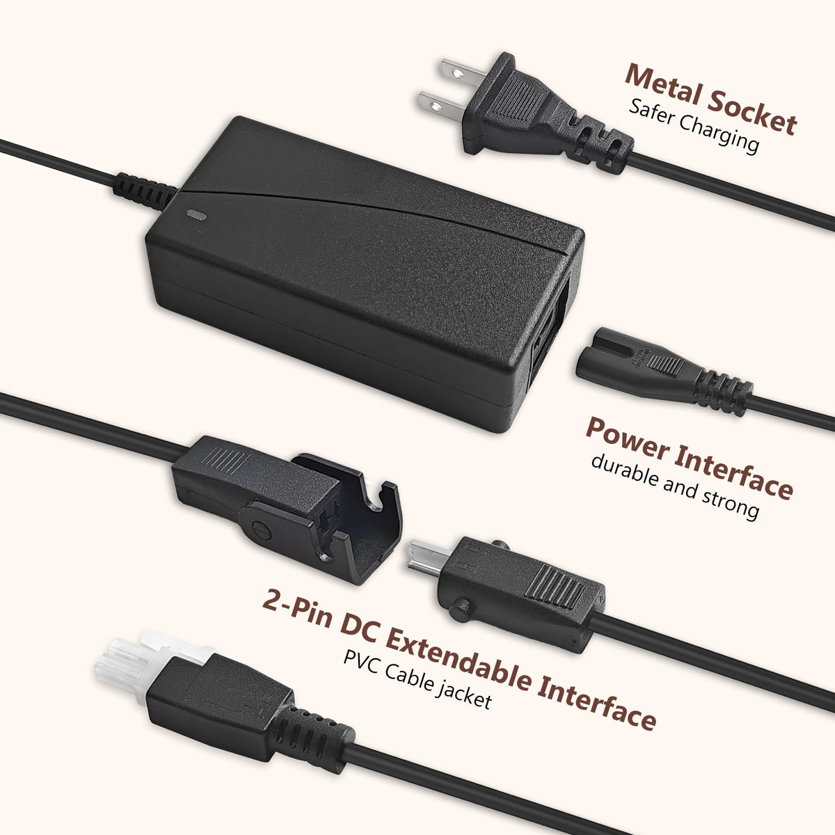 GnoTis 13.7 ft cord enables flexible placement for your bed base