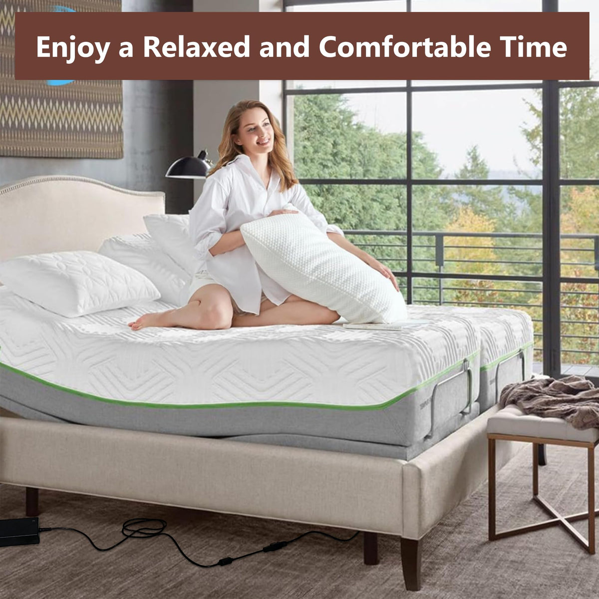 GnoTis three-piece package for easy bed base replacement