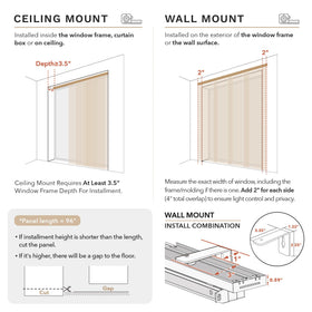 GoDear Design 96 inch panel height trim for custom fit