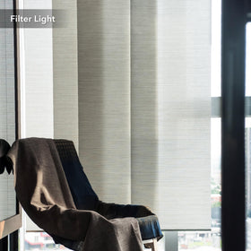 GoDear Design soft fabric diffuses light creating a gentle, private ambiance