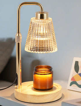 GODONLIF candle warmer lamp base glows softly for safe top-down melting.
