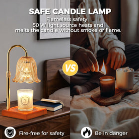 GODONLIF candle warmer with timer for worry-free nightly use