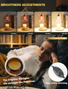 GODONLIF height-adjustable pole fits multiple jar sizes with steady glow.