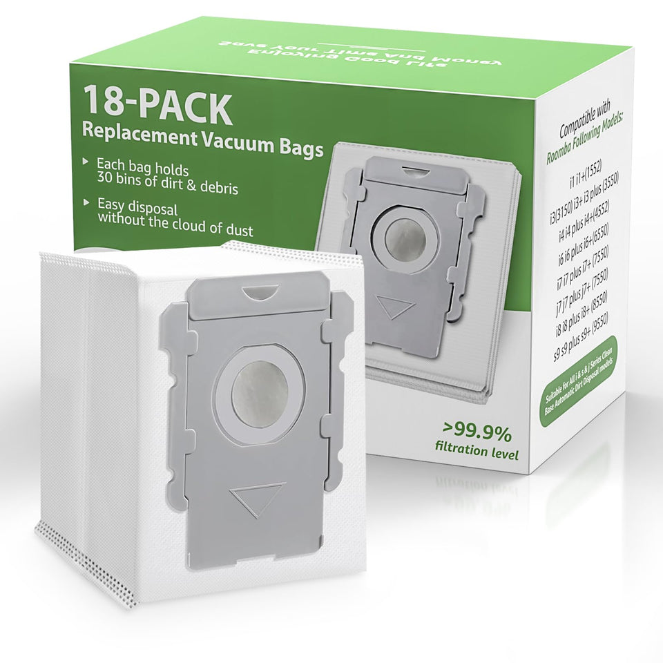 GOFWE Roomba i7/i7Plus bags securing dust for easy disposal.