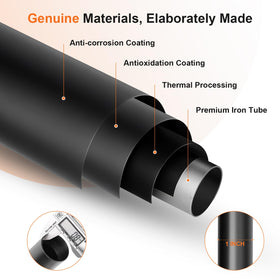 Gogrinliv adjustable length from 48 to 86 inches for versatile setups.