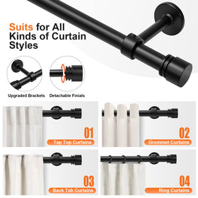 Gogrinliv new metal finials add modern detail to decor.