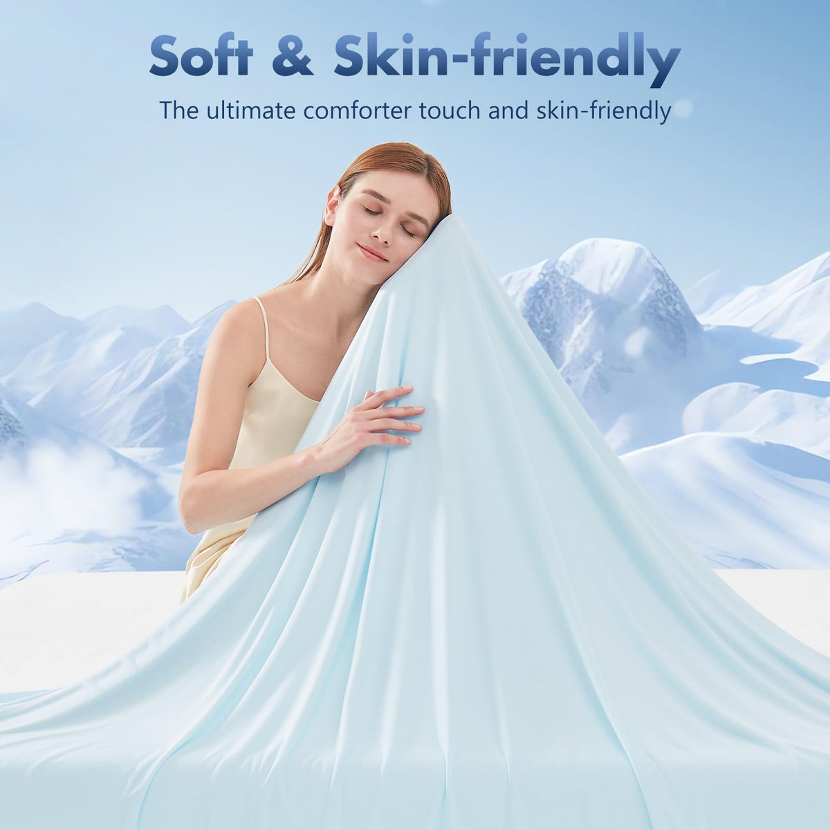 Close-up of GOHERO cooling fiber absorbing body heat
