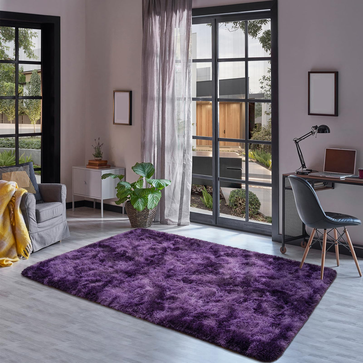 Goideal soft carpet suitable for kids' rooms and playful spaces.