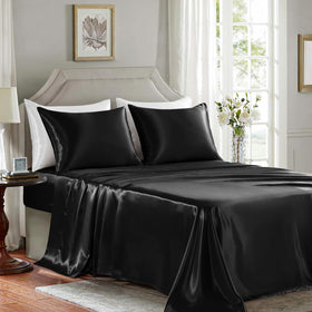 GOLAL fitted sheet with 16-inch deep-pocket holds mattress securely