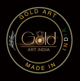 Gold Art India Ganesha idol presented as a gift-ready keepsake.