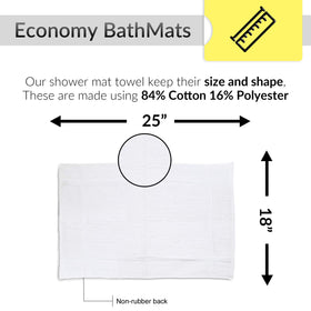 GOLD TEXTILES bath mat quick-dry design suited for busy spaces