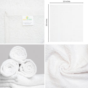 Gold Textiles cotton blend towels 15x25 soft weave detail