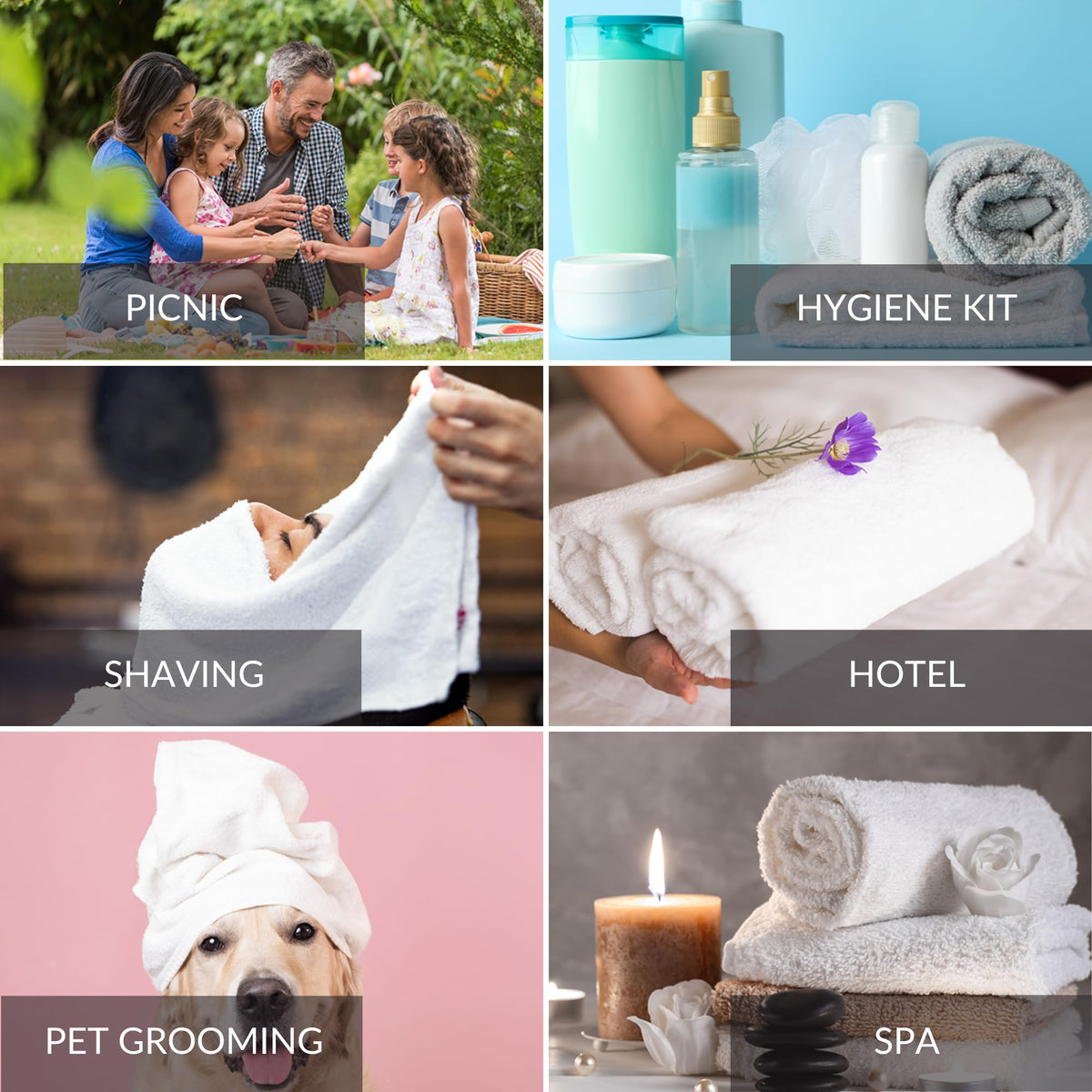 Gold Textiles economy towels suitable for salon use