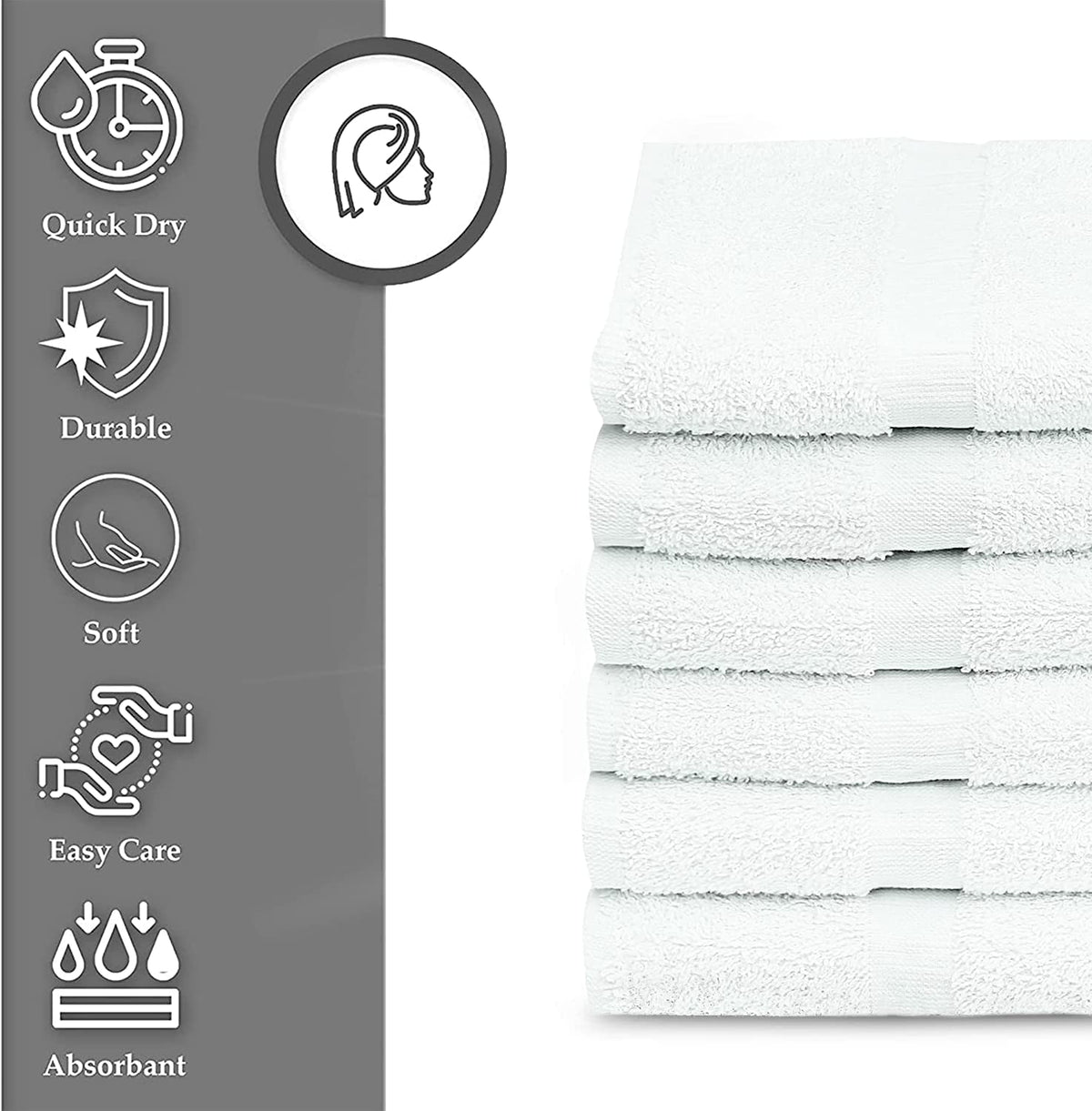 GOLD TEXTILES hotel-quality soft touch towel suitable for guest rooms.