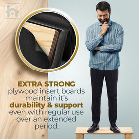 Golden Home Essentials anti-slip hexagram grip keeps cushions in place.