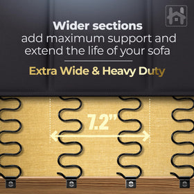 Golden Home Essentials heavy duty plywood core provides sturdy base for sagging cushions.