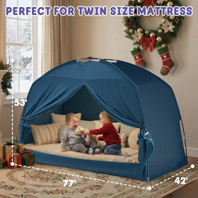 Golden Mars bed tent is easy to assemble for quick setup