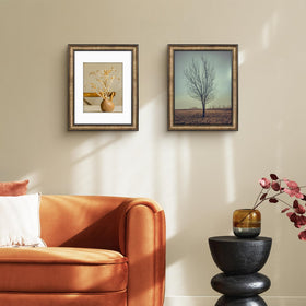 1.25-inch border highlights the photo with a substantial silhouette.