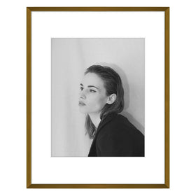 Golden State Art 11x14 aluminum frame in bronze finish for elegant display.
