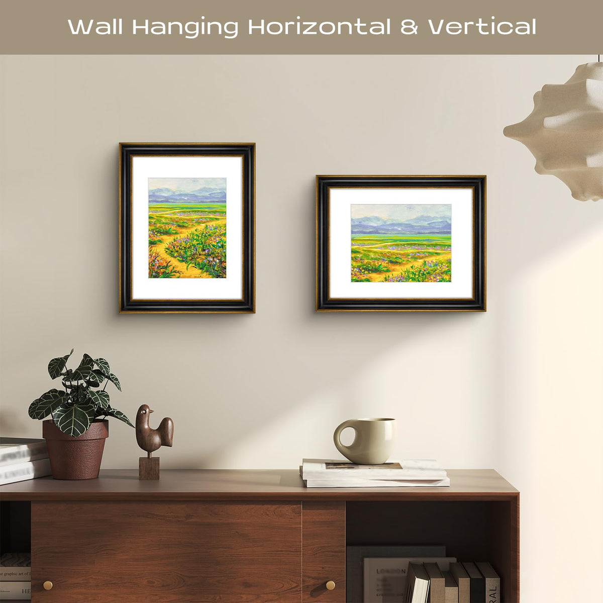 Golden State Art 11x14 display without mat preserves a classic, unobstructed view.