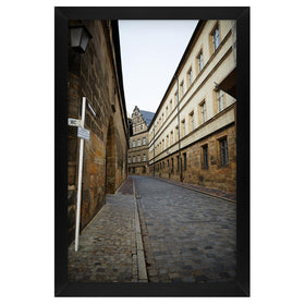 Golden State Art 16x24 frame front shows elegant black wood for stylish wall display
