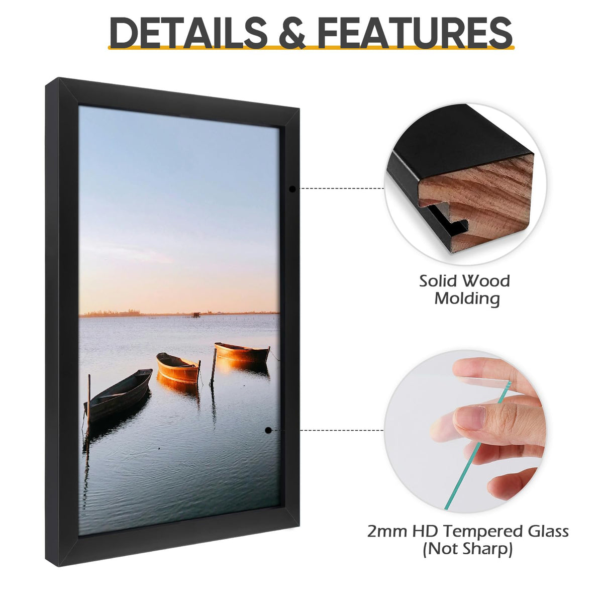 Golden State Art 16x24 frame horizontal display suitable for landscapes and posters